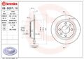 2x BREMBO Bremsscheibe PRIME LINE 08.5037.10 für SAAB 900 9000 1 Combi AC4 AM4