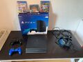 PlayStation 4 Pro 1TB - Jet Black mit 2 Controllern und u.a. GTA 5 & Elden Ring!