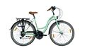 28 Zoll Luchs Feline Cityrad Hollandrad Citybike Trekkingrad Damen Fahrrad Grün