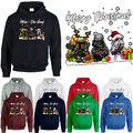 Frohe Weihnachten Stern Herren Hoodie Weihnachtsmann Weihnachtsbaum festlich lustig Krieg Geschenk Kapuzenpullover