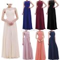 Damen Abendkleider Lang Chiffon Brautjungfernkleid Prom/Ballkleider Partykleider