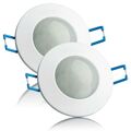 2x Bewegungssensor Unterputz Aufputz 360° Einbau Decken Montage IR Sensor SEBSON