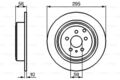 2 x BOSCH 0 986 478 435 Bremsscheibe für CITROËN,FIAT,LANCIA,PEUGEOT