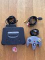 Nintendo 64 Spielekonsole - Schwarz N64 inkl. Controller + Kabel