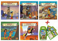 Yakari Mini-Bücher 5er Set + Top Trumps Yakari Kartenspiel Quartettspiel Spiel