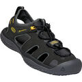 KEEN Herren Trekkingsandalen SOLR SANDAL M-BLACK/GOLD Schwarz Wanderschuhe Gr 44