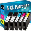 5x DRUCKER PATRONEN 903 für HP OfficeJet 6950 6960 6962 6968 6970 6975 6978 XL