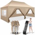 Falt Pavillon 3x3m 3x4,5m 3x6m Gartenzelt Partyzelt Festzelt Faltbar Wasserdicht