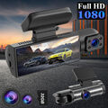 1080P Dual Lens KFZ Dashcam IR Autokamera Vorne Hinten Video Recorder G-Sensor