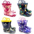 KINDER MÄDCHEN JUNGEN WASSERDICHTE WELLIES WINTERREGEN SCHNEE WELLINGTON KINDER STIEFEL GRÖSSE