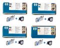 4 x Original Druckkopf HP DesignJet 4000 4500 PS / Nr. 90 SET C5054A bis C5057A