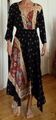 Maxikleid Desigual neu XS Folklore ethno asymmetrisch Patchwork