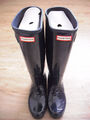 Hunter Wellington 39 Stiefel Gummistiefel Blau Gloss Original Tall lange Aus OVP