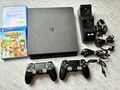 Sony PlayStation 4 Slim 500GB Spielkonsole mit 2 Controllernn - Schwarz...