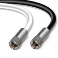 Fritzbox Kabel Verbindungs Koaxialkabel 135 dB KUPFER F-Kompressionsstecker  4K