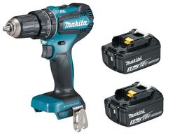 Makita DHP485Z Akku-Schlagbohrschrauber 18V DHP485 Solo Aktion mit 2 Akkus 3Ah 