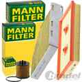 MANN FILTER INSPEKTIONSPAKET passend für 1.6 FSI AUDI A3 8P VW GOLF 5 PASSAT B6