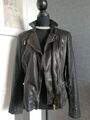 Milestone damen lederjacke gr M/38 schwarz