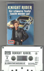 Knight Rider: 3 Der schwarze Teufel taucht wieder auf - grau 5 x geschr. Sammler