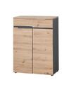 Schuhschrank Garderobe Schuhregal Schrank Flurmöbel Flur MEMPHIS Graphit Eiche