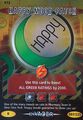 DOCTOR WHO<>BATTLES IN TIME TRADING KARTE<>HAPPY MOOD PATCH<>KARTENNR. 472 ~