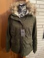 Neu Hollister Heritage Collection Jacke Khaki Damen Gr. L 40 Neupreis 99€ Trend