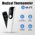 ✨Fieberthermometer Digital Stirnthermometer kontaktlos Fiber messgerät Infrarot.