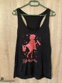 Tank Top Shirt „Rotschnäpschen“ für Frauen/Mädchen Gr. M schwarz