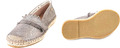 Fred de la Bretoniere Espadrille Damen Schuhe /Taupe, Größe:39. SKU :A- 195