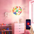 Hängeleuchte Kinderlampe Pendelleuchte Smart RGB LED dimmbar CCT Buchstaben bunt