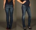 Versch. Längen !! Umstandsjeans Umstandshose gerade blau 34 36 38 40   NEU