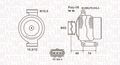 MAGNETI MARELLI LICHTMASCHINE GENERATOR 115A passend für FORD MONDEO JAGUAR