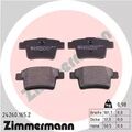 1x ORIGINAL® Zimmermann Bremsbelagsatz, Scheibenbremse Hinten für Ford: MONDEO