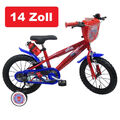 14" Zoll Kinderfahrrad Kinder Jungen Fahrrad Rad BMX Spiderman Bike