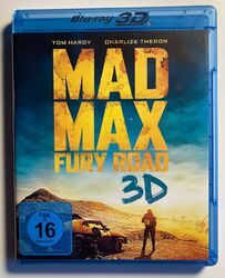 Mad Max Fury Road 3D Blu-ray Tom Hardy Charlize Theron George Miller