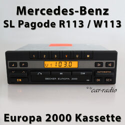 Becker Europa 2000 BE1100 Kassettenradio Mercedes R113 Radio SL-Klasse Pagode