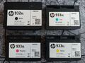 4 x Original HP 932XL Schwarz, 933XL Cyan Magenta Gelb Tintenpatronen