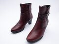 Tamaris Damen Ankle Boots Stiefelette Stiefel Leder rot Gr. 38 EU Art. 11627-40