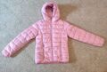 Steppjacke leicht & warm Gr 140 Rosa Mädchen Kapuze Jacke gesteppt