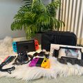 Nintendo Switch Konsole HAC-001 + Zubehör Set Joy-Con | Händler & TOP✅