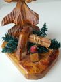 Antik Weihnachtsschmuck Holz Reh Deko Advent  Vintage Alt