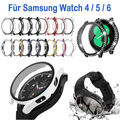 ⭐ Display Glaschutz Schutz-Hülle für Samsung Galaxy Watch 4/5/6/7  Case Cover