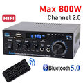 800W bluetooth Mini Verstärker HiFi Power Audio Stereo Bass AMP USB MP3 FM Auto