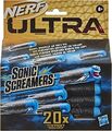 NERF Ultra Sonic Screamers 20er Dart Nachfüllpack fliegen pfeifend durch die Luf