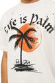Palm Angels Slogan Print T-Shirt
