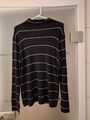 Marc Cain Edel Woll Pullover schwarz weiß rosa GR. N6 - 42/44 wNEU !