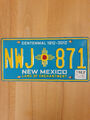 LICENCE PLATE - NUMMERNSCHILD AUTO - USA NEW MEXICO 30x16 cm blau