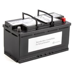 ORIGINAL Mercedes AGM Autobatterie Batterie Starterbatterie 12V 92Ah 0019828208Abmessungen beachten: 353 x 175 x 190 mm