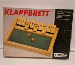 UNBESPIELT VINTAGE RETRO HOLZSPIEL - KLAPPBRETT SAMMLERZUSTAND WIE NEU - SELTEN