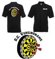 Herren Polo Shirt für Dartvereine - Dartscheibe Dartpolo Dartshirt 